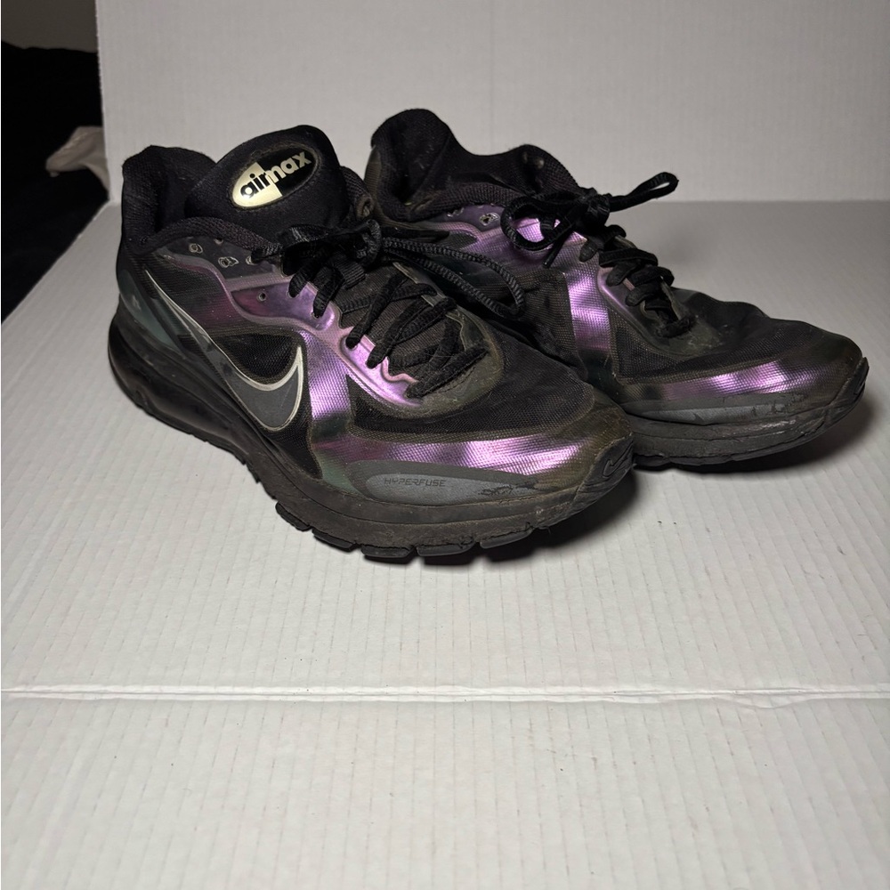 Nike Air Max Alpha Metallic Purple Black 2011 Size 10 Used 454347-050
